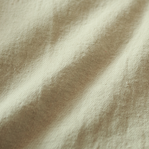 軽やかでふっくらしたリネンコットン生地(BEIGE)