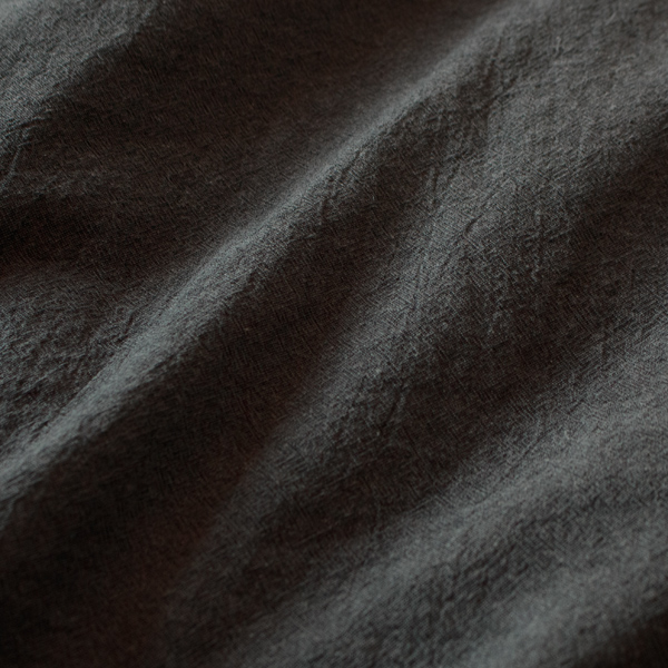 コットンに麻をほどよくブレンドしたライトキャンバス生地(CHARCOAL)
