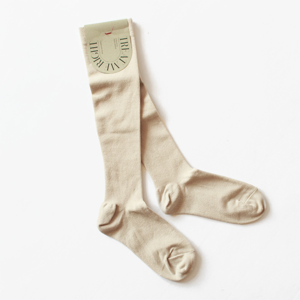 コットン着圧ソックス(Beige)