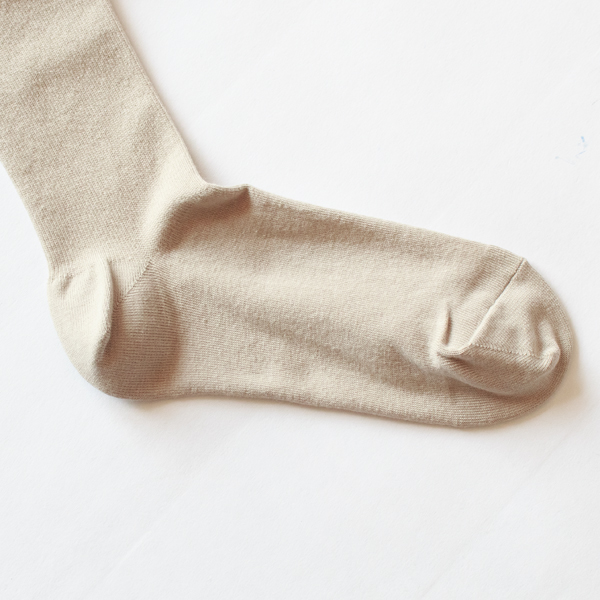 コットン着圧ソックス(Beige)