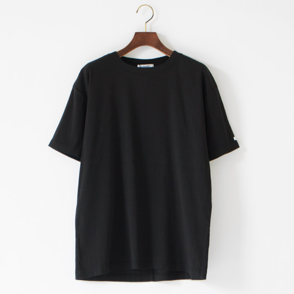 プレーンクルーネックＴシャツ(ユニセックス・半袖）(BLACK)