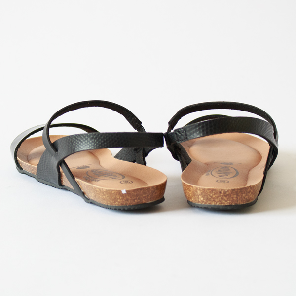 アンクルストラップサンダル(BLACK)