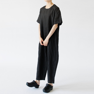 リネンジャンプスーツ Lumi／fog linen work（フォグリネンワーク
