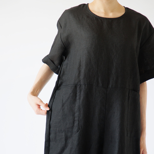 リネンジャンプスーツ Lumi／fog linen work（フォグリネンワーク