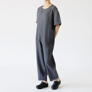 リネンジャンプスーツ Lumi／fog linen work（フォグリネンワーク
