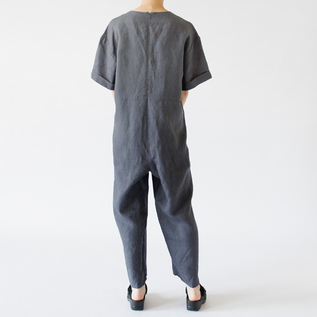 リネンジャンプスーツ Lumi／fog linen work（フォグリネンワーク