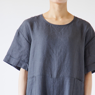 リネンジャンプスーツ Lumi／fog linen work（フォグリネンワーク