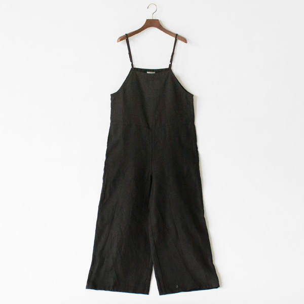 リネンサロペット Mari(Black) リネンサロペット Mari(Black)