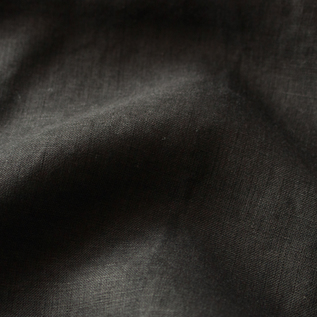 ほんのり透け感のある薄手のリネン（Black）