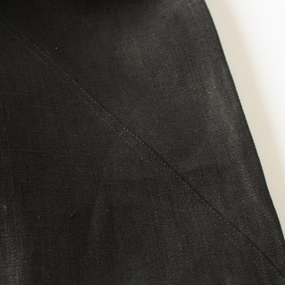 厚地のリネンなので荷物が多い日も安心(Black) 厚地のリネンなので荷物が多い日も安心(Black)