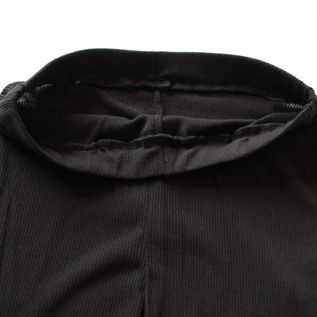 ウエストは伸縮性のあるウエストゴム仕様(BLACK) ウエストは伸縮性のあるウエストゴム仕様(BLACK)