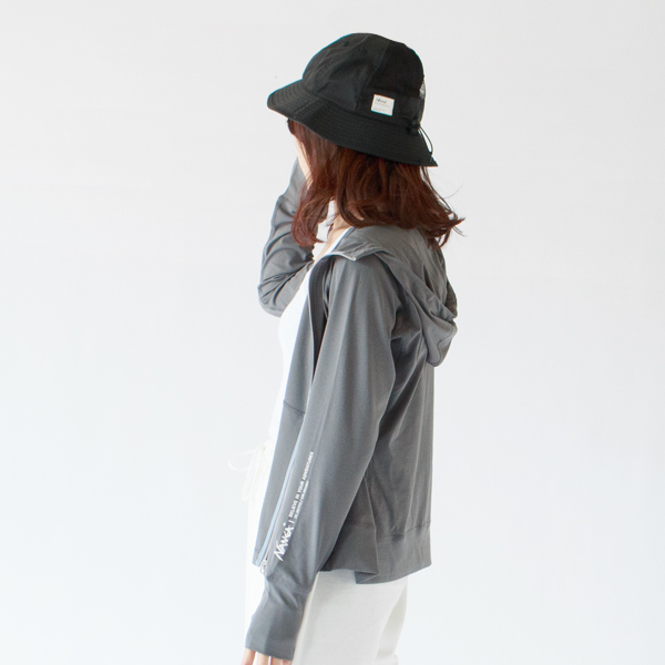 リップストップ7パネルハット BLK