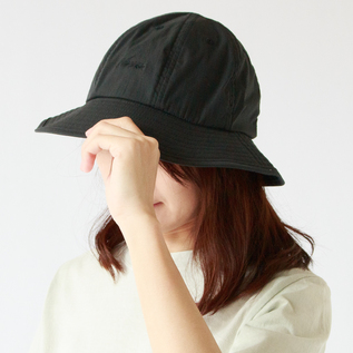 リップストップ7パネルハット BLK
