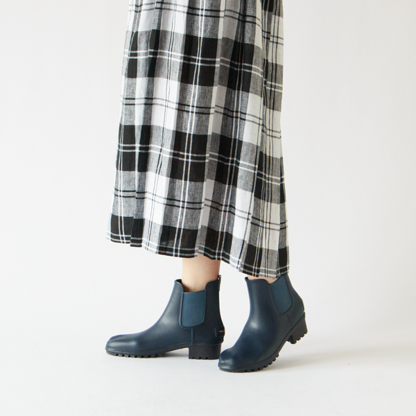 レインサイドゴアブーツ NAVY