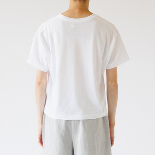 ハイゲージ天竺 ボックスTシャツ／TSUYUMI（ツユミ）｜愛着を持って