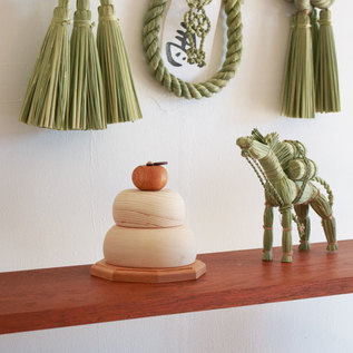 国産ヒノキ木製鏡餅② 受発注】別注 ひのきの鏡餅 ※11月下旬発送予定／SONOBE（ソノベ