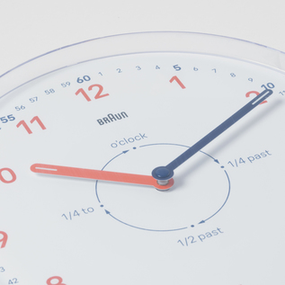 Time Teacher wall clock／BRAUN / Shop ZUTTO for the long lasting