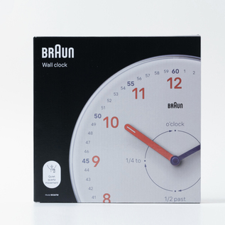 Time Teacher wall clock／BRAUN / Shop ZUTTO for the long lasting
