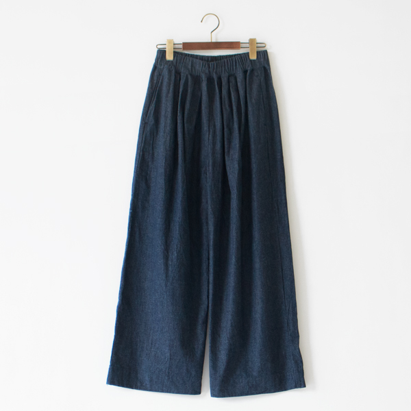 INDIGO8オンスデニム イージータックパンツ INDIGO8オンスデニム イージータックパンツ
