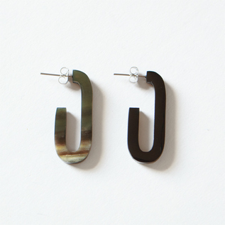 Horn Earrings(Oblong Horn) Horn Earrings(Oblong Horn)