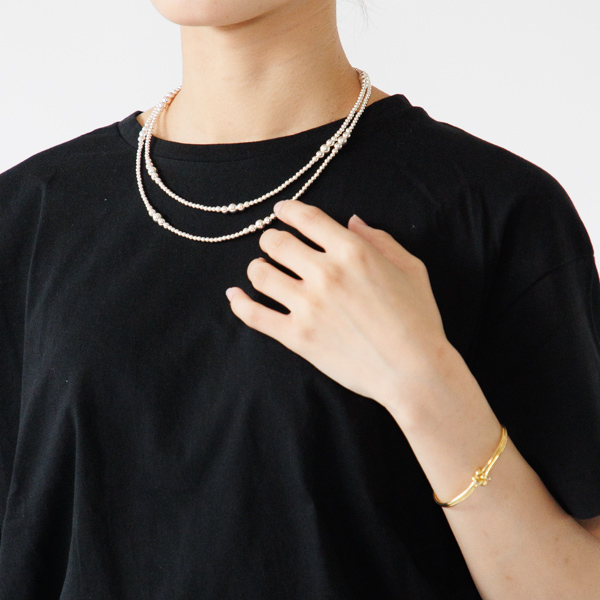 重ね付けしても素敵です(45cm・50cm)