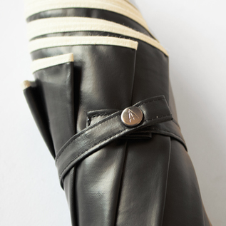 別注】晴雨兼用折りたたみ傘 フリンジドットシェード 楓ハンドル