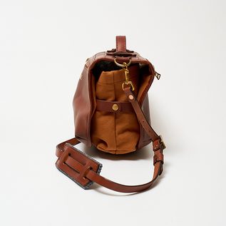 Vasco ボディバック　ミニショルダーバッグ　キャメル　ナチュラル 中古・古着通販】vasco (ヴァスコ) レザーショルダーバッグ キャメル
