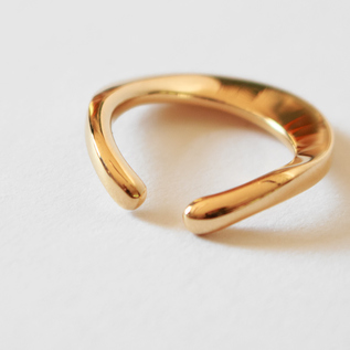 CIRCLE EAR CUFF（イヤーカフ）(Large 18KGold Plated)