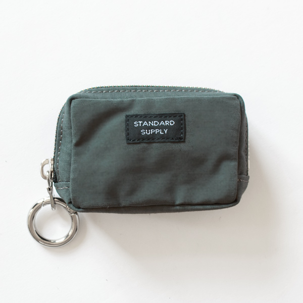 STEEL GREYチャームポーチ SQUARE CHARM POUCH STEEL GREYチャームポーチ SQUARE CHARM POUCH