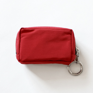 チャームポーチ SQUARE CHARM POUCH(RED)