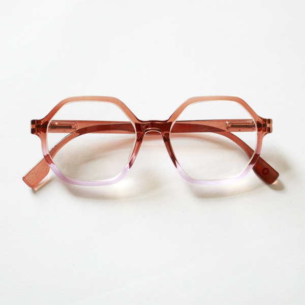 リーディンググラス C brown purple リーディンググラス C brown purple