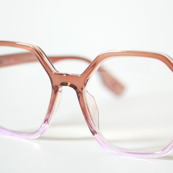 リーディンググラス C brown purple リーディンググラス C brown purple
