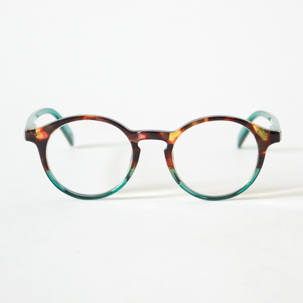 リーディンググラス A tortoise blue