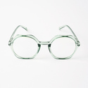 ブルーライトカットあり リーディンググラス EDGY clear/green