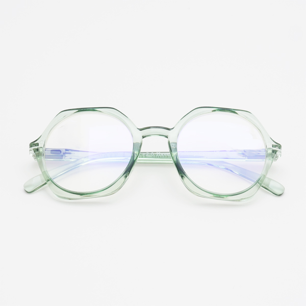 ブルーライトカットあり リーディンググラス EDGY clear/green ブルーライトカットあり リーディンググラス EDGY clear/green