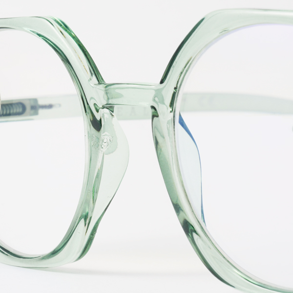 ブルーライトカットあり リーディンググラス EDGY clear/green ブルーライトカットあり リーディンググラス EDGY clear/green