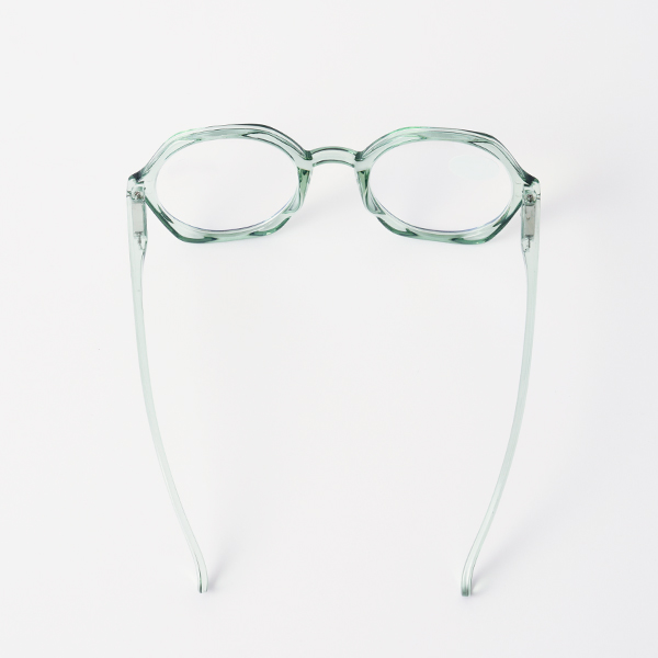 ブルーライトカットあり リーディンググラス EDGY clear/green ブルーライトカットあり リーディンググラス EDGY clear/green
