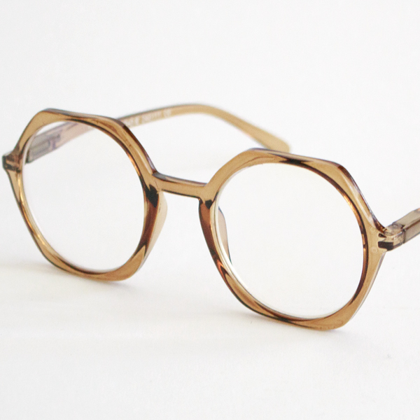 ブルーライトカットあり リーディンググラス EDGY olive/brown ブルーライトカットあり リーディンググラス EDGY olive/brown