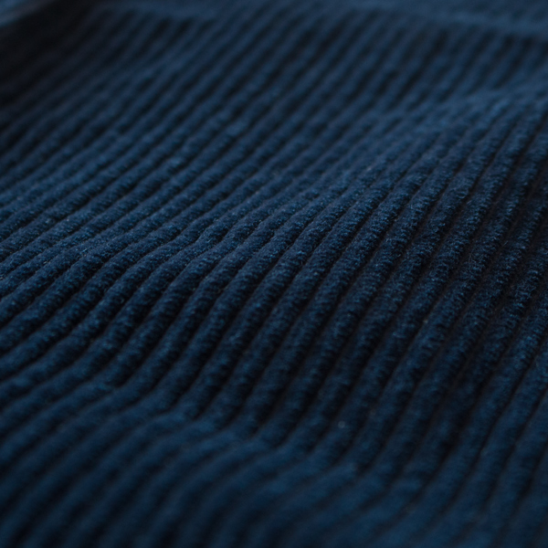 柔らかなコットンのコーデュロイ(NAVY)