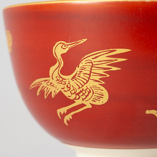 朱巻宝尽し抹茶碗／蔵珍窯(ぞうほうがま)｜愛着を持ってずっと使いたい