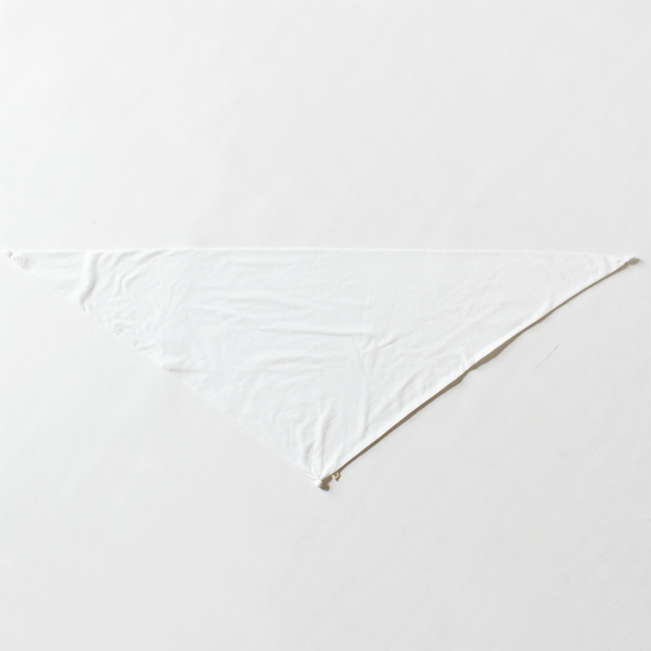 ハイゲージコットンスカーフ(White)