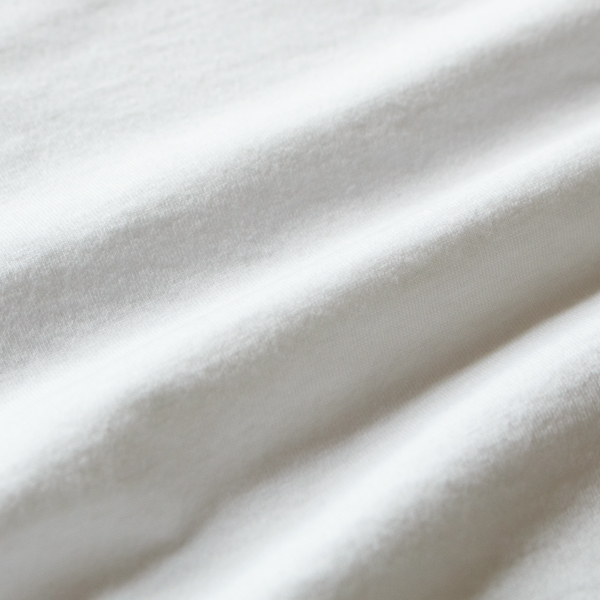 薄くて柔らかいのに透けにくい生地(White)