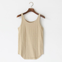 【旅するウエア・受注】ヴィンテージブロードリブ タンクトップ ※9月下旬発送