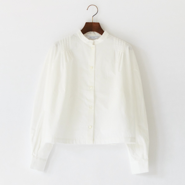 PLEATS シャツ(WHT)