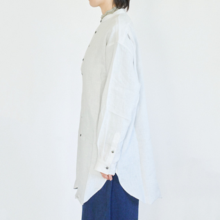 リネン チュニックシャツ／Vlas Blomme（ヴラスブラム）｜愛着を持って