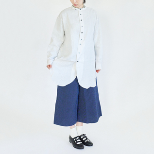 リネン チュニックシャツ／Vlas Blomme（ヴラスブラム）｜愛着を持って