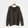 YAK WOOL V-NECK SWEATER