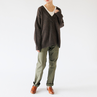 2WAY ヤクウール Vネックニットプルオーバー／C.T.plage（シーティー