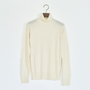 SILK CASHMERE HIGH NECK SWEATER