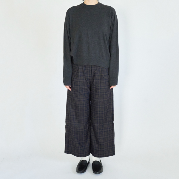 長袖ニットとして(身長167cm・D.GREY)